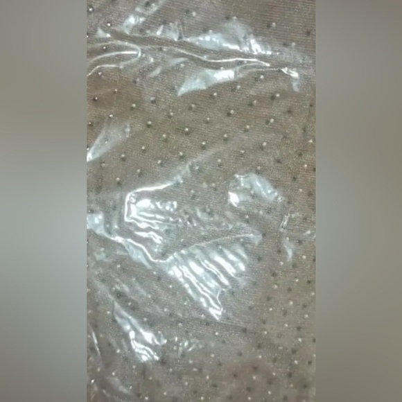 🆕 Rhinestone Stocking 🔥🔥New One Size Beige ✨✨✨ - Picture 5 of 6